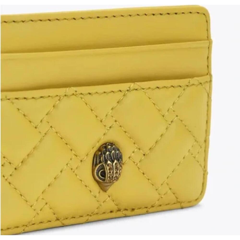 Kurt Geiger Kensington Card Holder in Bright Yellow - Picture 4 of 5